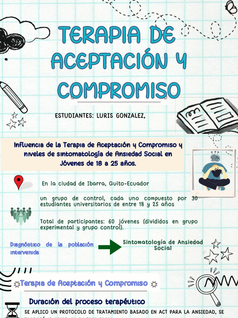 ACT para la Ansiedad en Jóvenes | PDF | Psicoterapia | Terapia