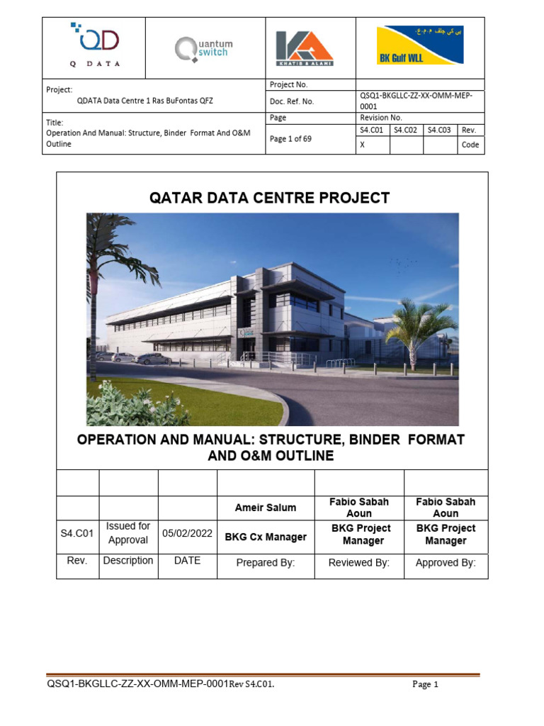 O&M Manual for Qatar Data Centre | PDF | Waste Management | Waste