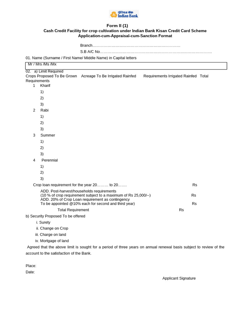 Form II | PDF