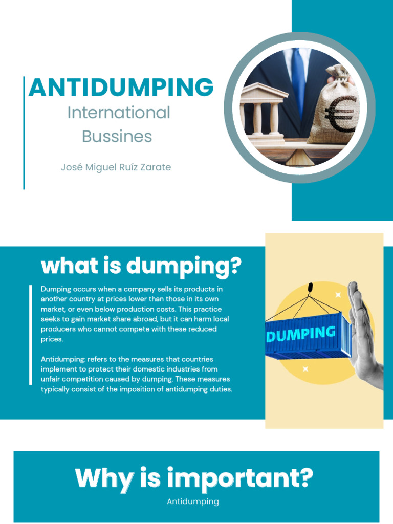 Understanding Antidumping Measures | PDF | Dumping (Pricing Policy ...