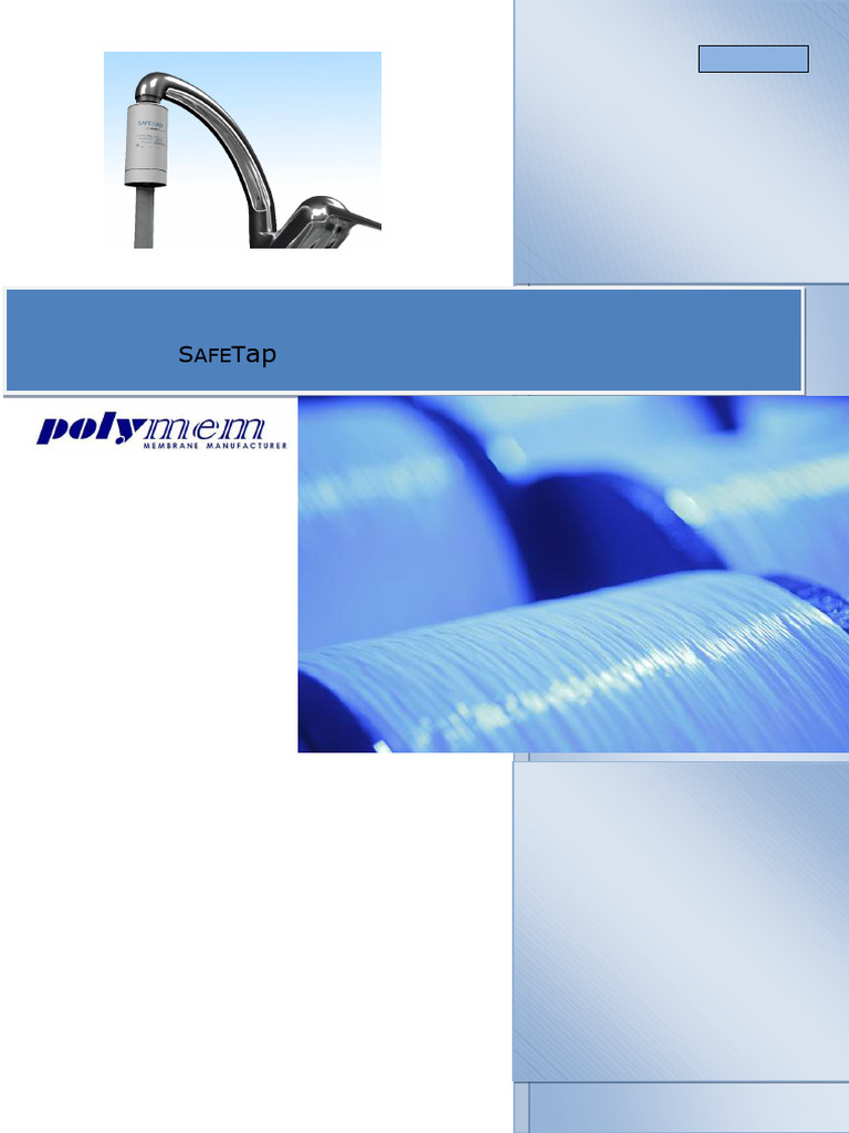 SAFETap Microfilter Validation Guide | PDF | Filtration | Water