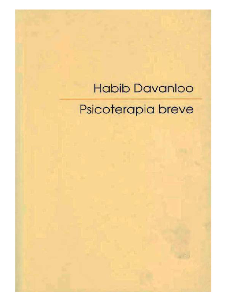 H Davanloo Psicoterapia Breve Compressed | PDF