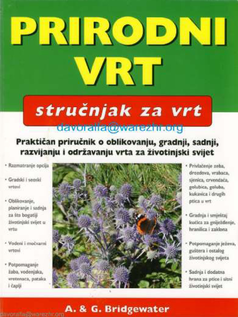 A and G Bridgewater Prirodni VRT | PDF