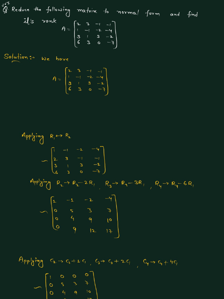 L-9 Matrix Theory - 61809911 - 2025 - 07 - 02 - 07 - 51 | PDF