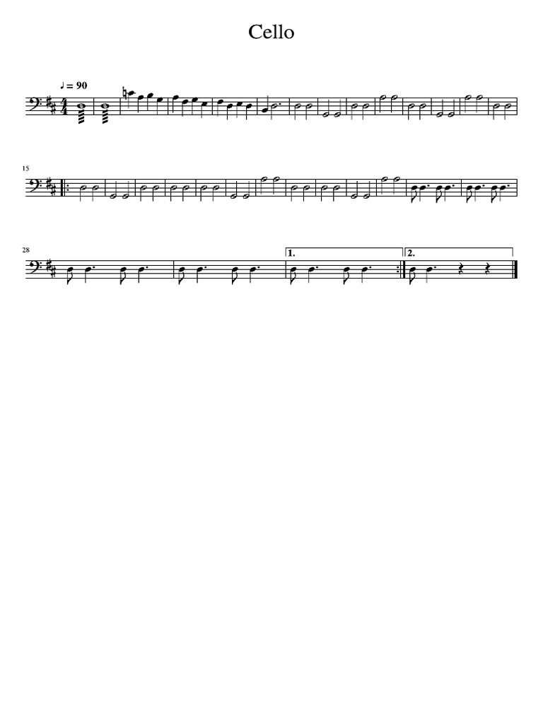Cello | PDF