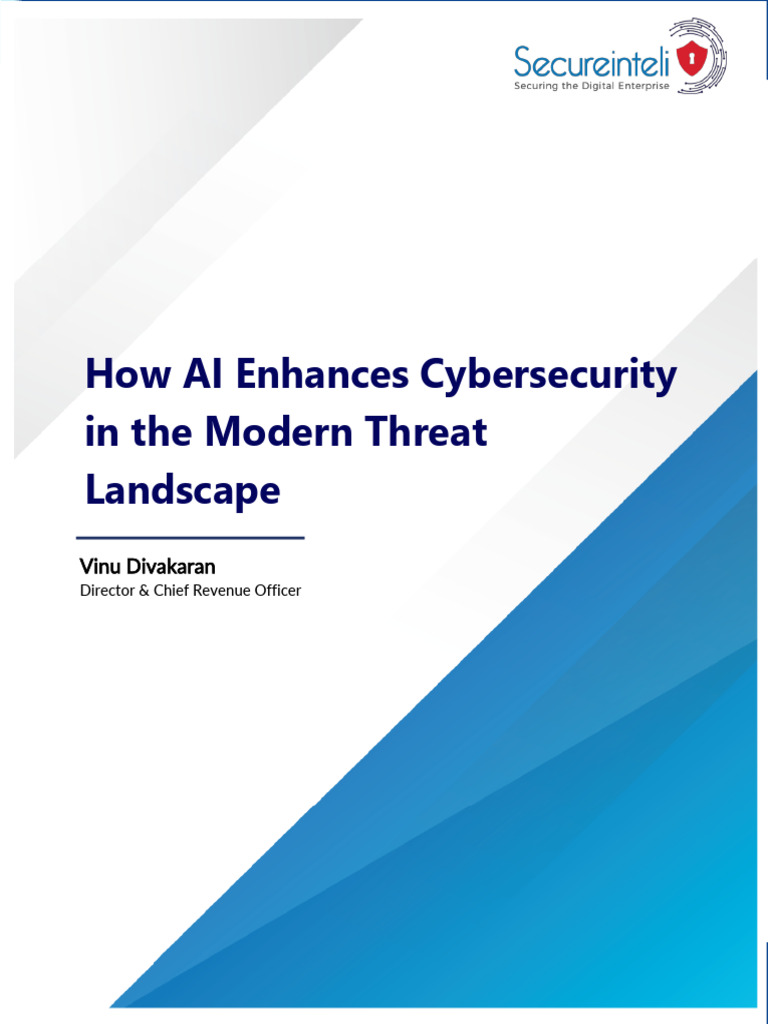 AI in Cybersecurity: Enhancing Defense | PDF | Security | Computer Security