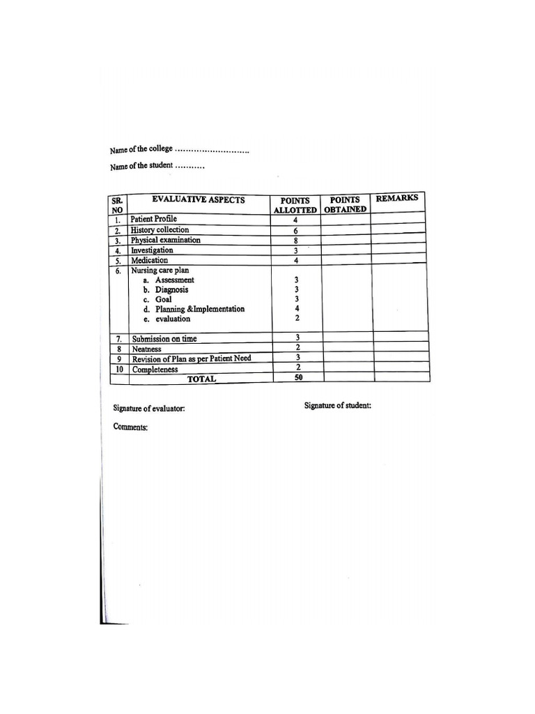 Clinical Diary | PDF