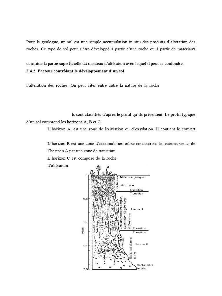 Formation et classification des sols | PDF | Sol (pédologie) | Limon
