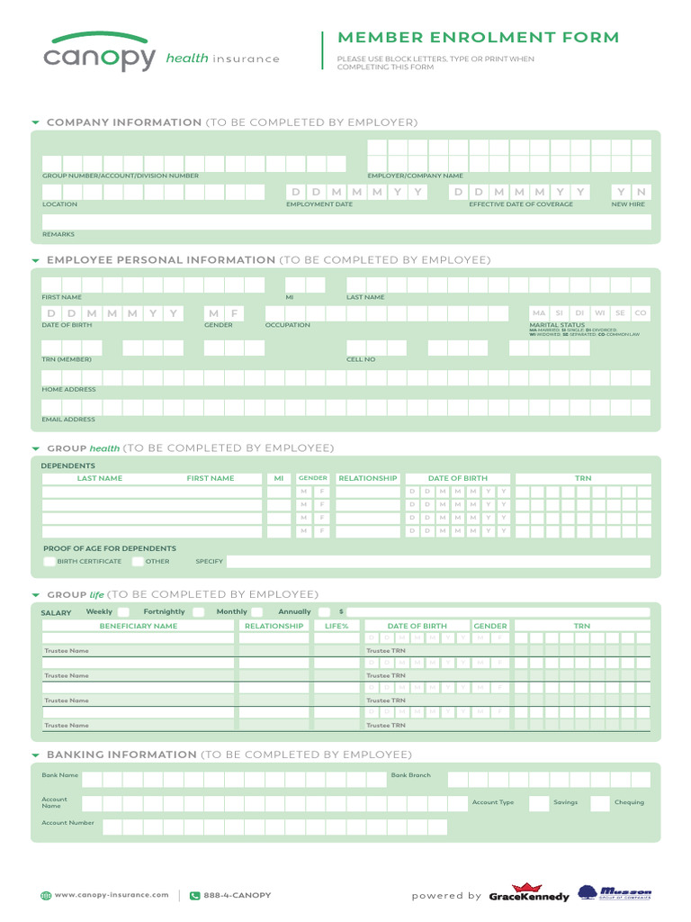 Health Insurance Form | PDF | Alcoholism | Employment