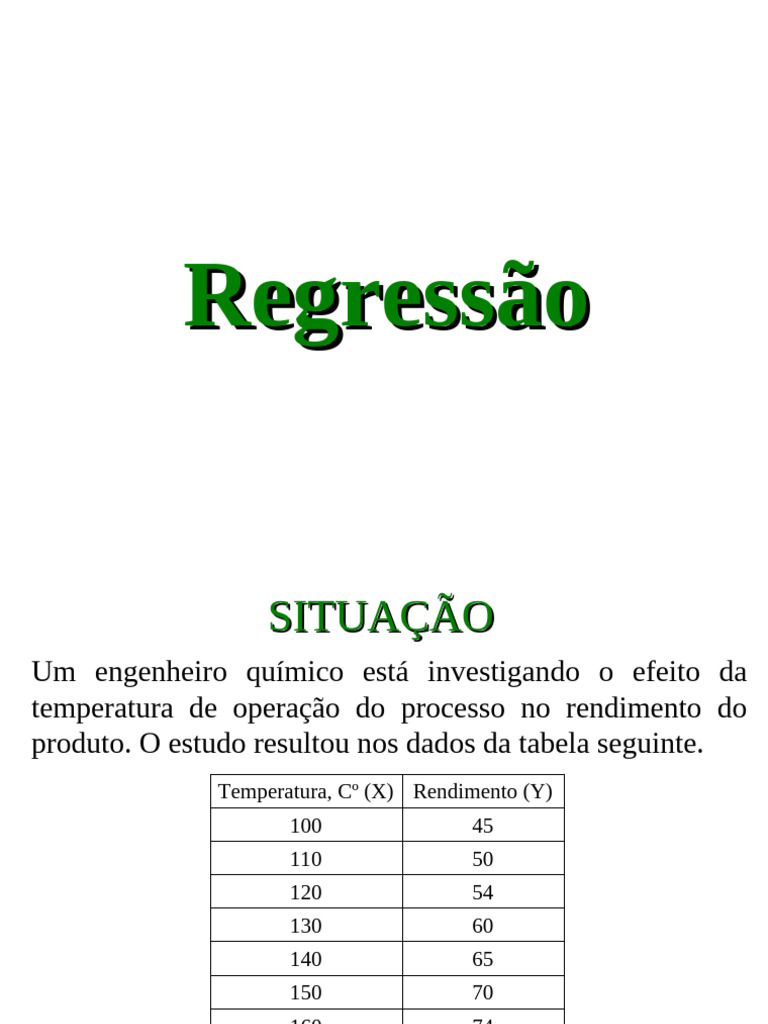 Análise de Regressão Linear em Dados | PDF | Regressão linear | Teoria ...