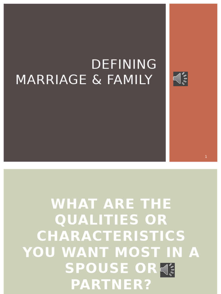 Understanding Marriage and Family Dynamics | PDF | Marriage | Monogamy