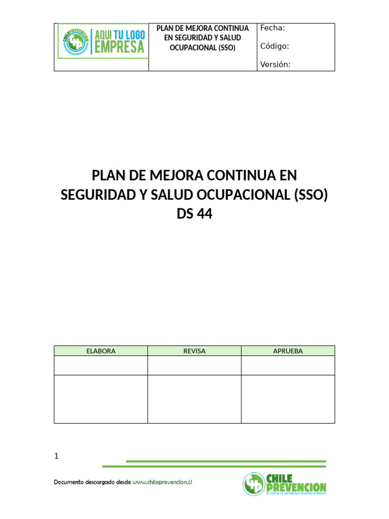 Mejora Continua en Seguridad Laboral 2025 | PDF | Seguridad y salud ...