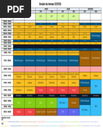 Emploi du temps CE1 CE2 2025-2026 | PDF | la communication | Linguistique