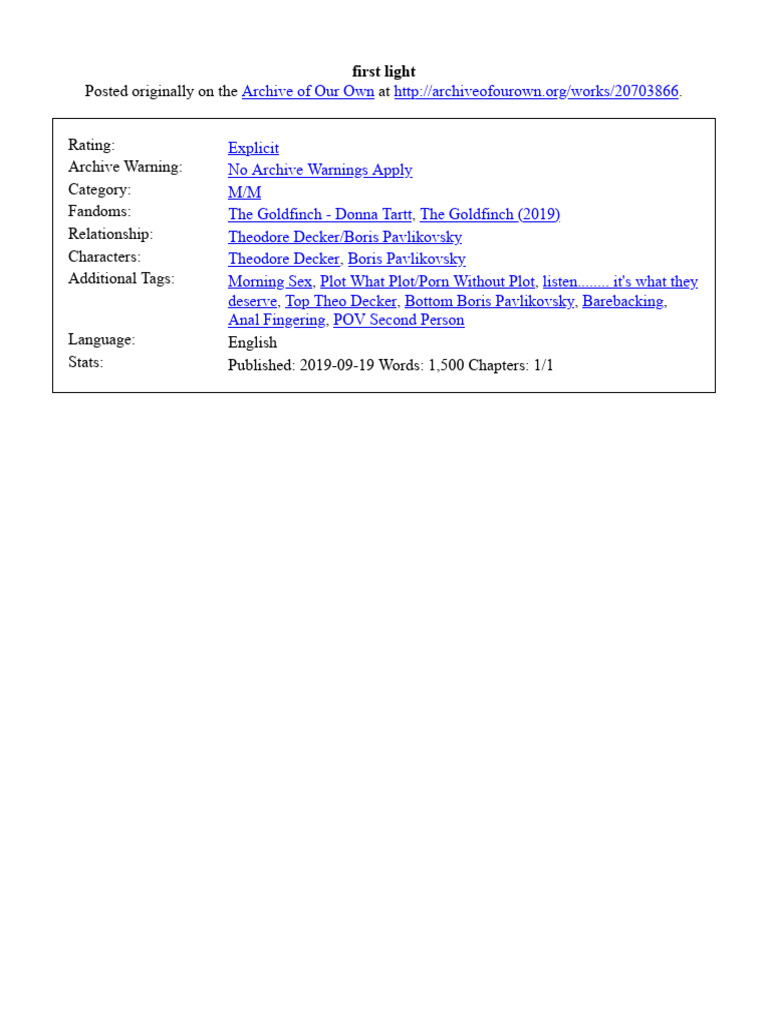 First Light | PDF