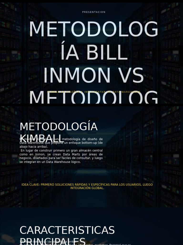 Inmon VS Kimball | PDF | Almacén de datos | Gestión de datos