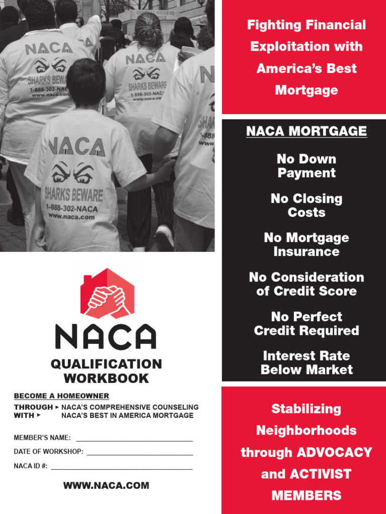 NACAqualificationWorkbook | PDF | Loans | Mortgages