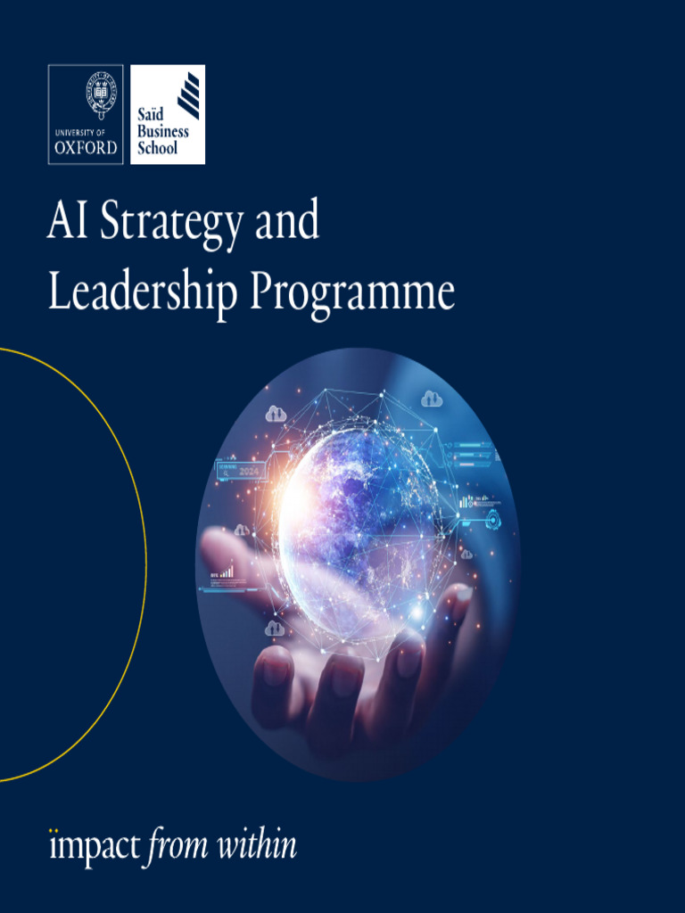 Oxford AI Strategy & Leadership Program | PDF | Artificial Intelligence ...