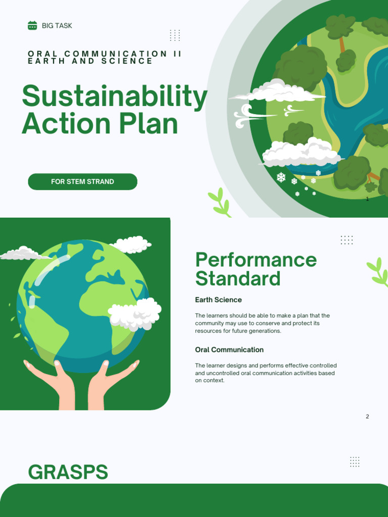 Community Sustainability Action Plan | PDF | Sustainability | Natural ...