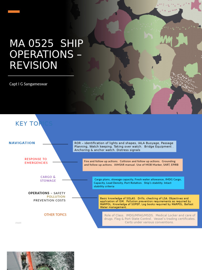 Ship Operations and Navigation Guidelines | PDF | Pump
