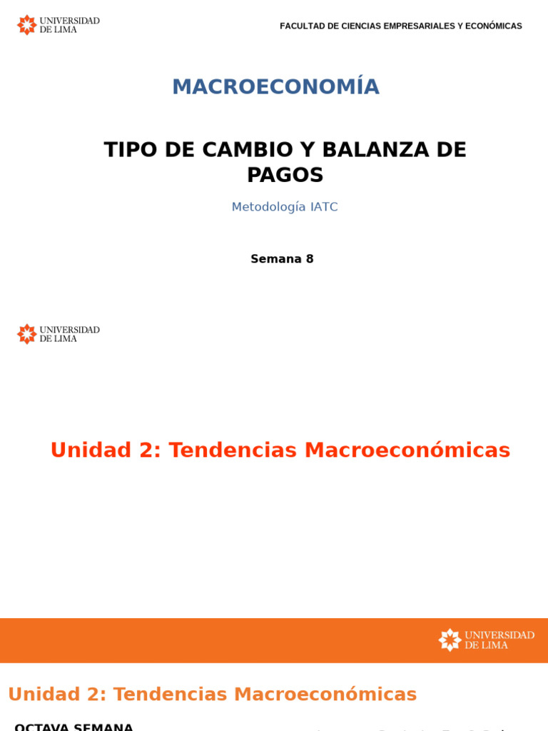 SEMANA 8 Tipo de Cambio y Balanza de Pagos IATC | PDF | Tipo de cambio ...