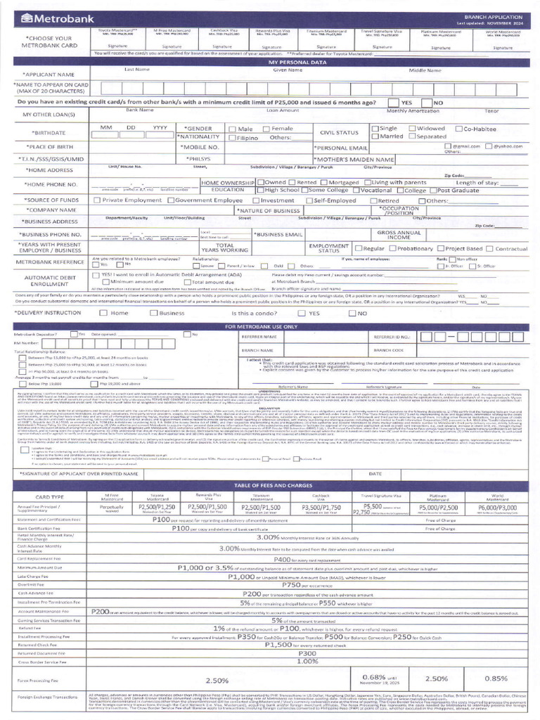 MCC Appform 2024 | PDF