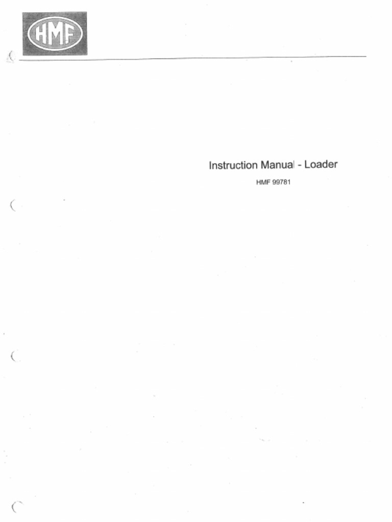 HMF 535 735K2 Manual | PDF