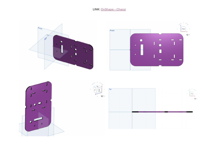 OnShape Chassis Design Document | PDF