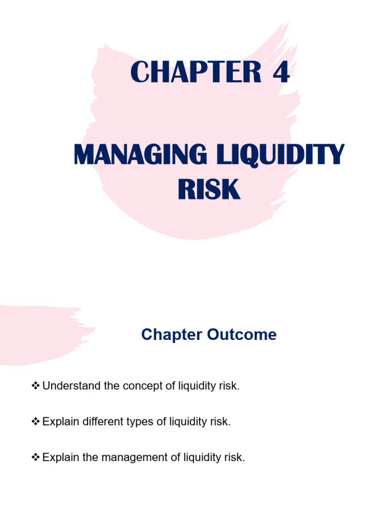 Understanding Liquidity Risk Management | PDF | Market Liquidity ...