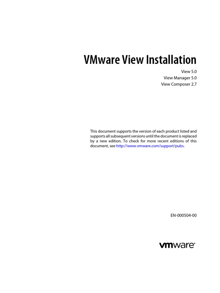View 50 Installation | PDF | Active Directory | Group Policy