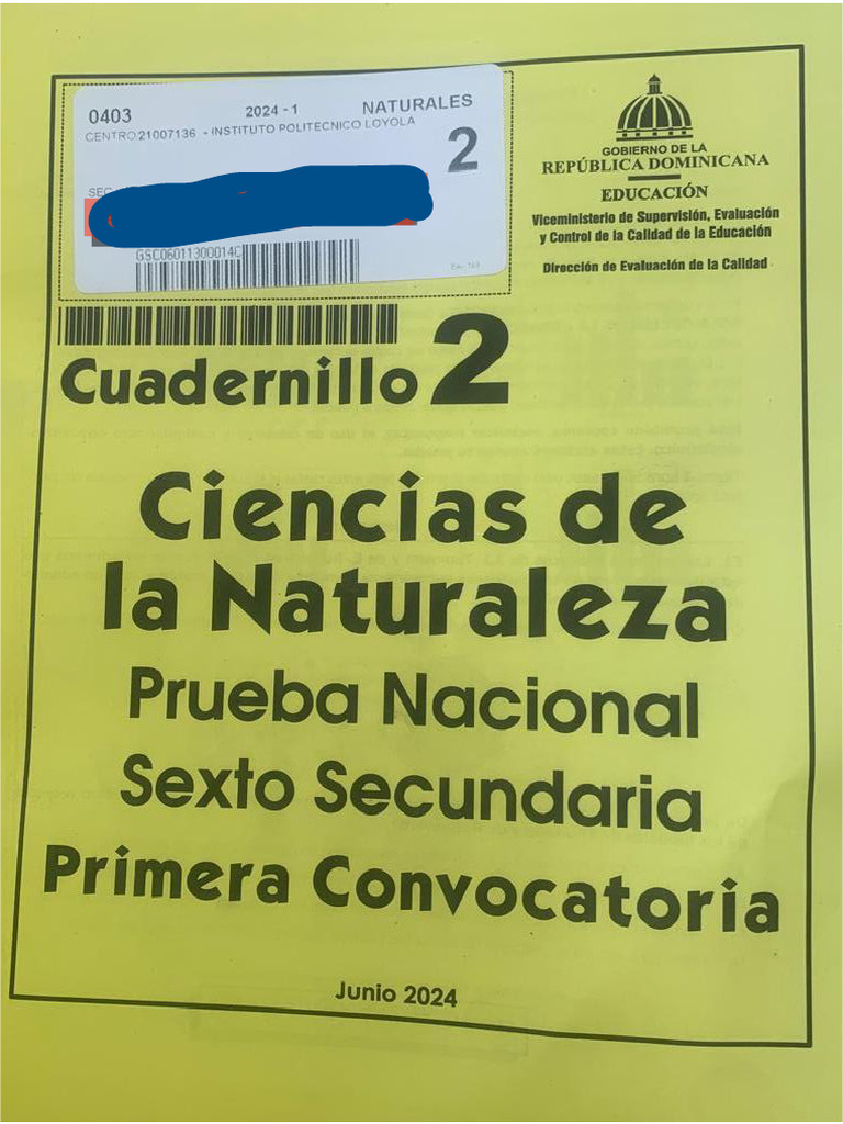 CUADERNILLO 2 NATURALES Lleno y Corregido | PDF