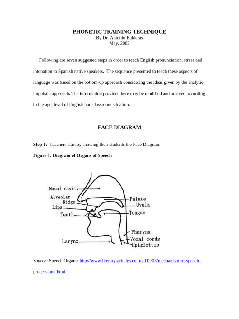 Phonetic Training Technique | PDF | Stress (Linguistics) | Human Voice
