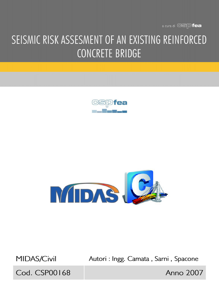Seismic Risk Assessment of Concrete Bridge | PDF | Bending | Classical ...