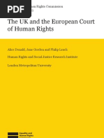 The UK and the European Court of Human Rights
