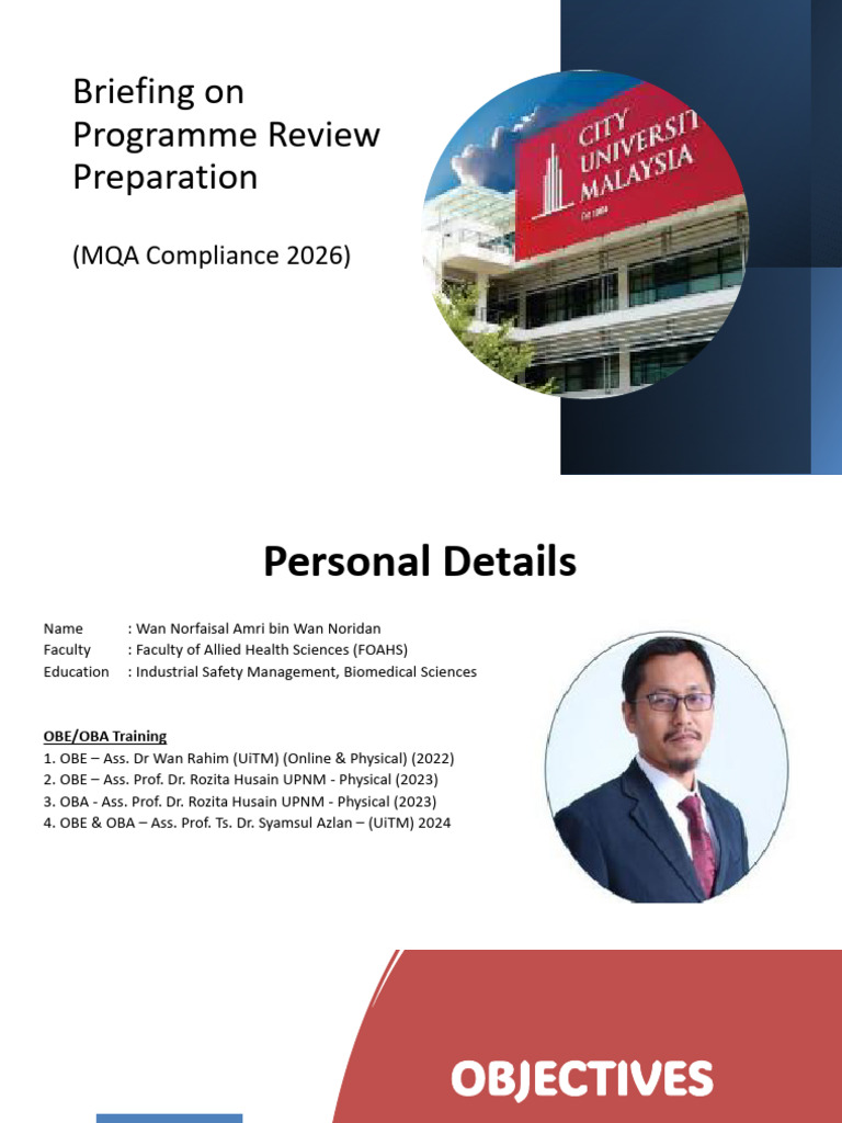 MQA Programme Review Briefing 2026 | PDF | Entrepreneurship