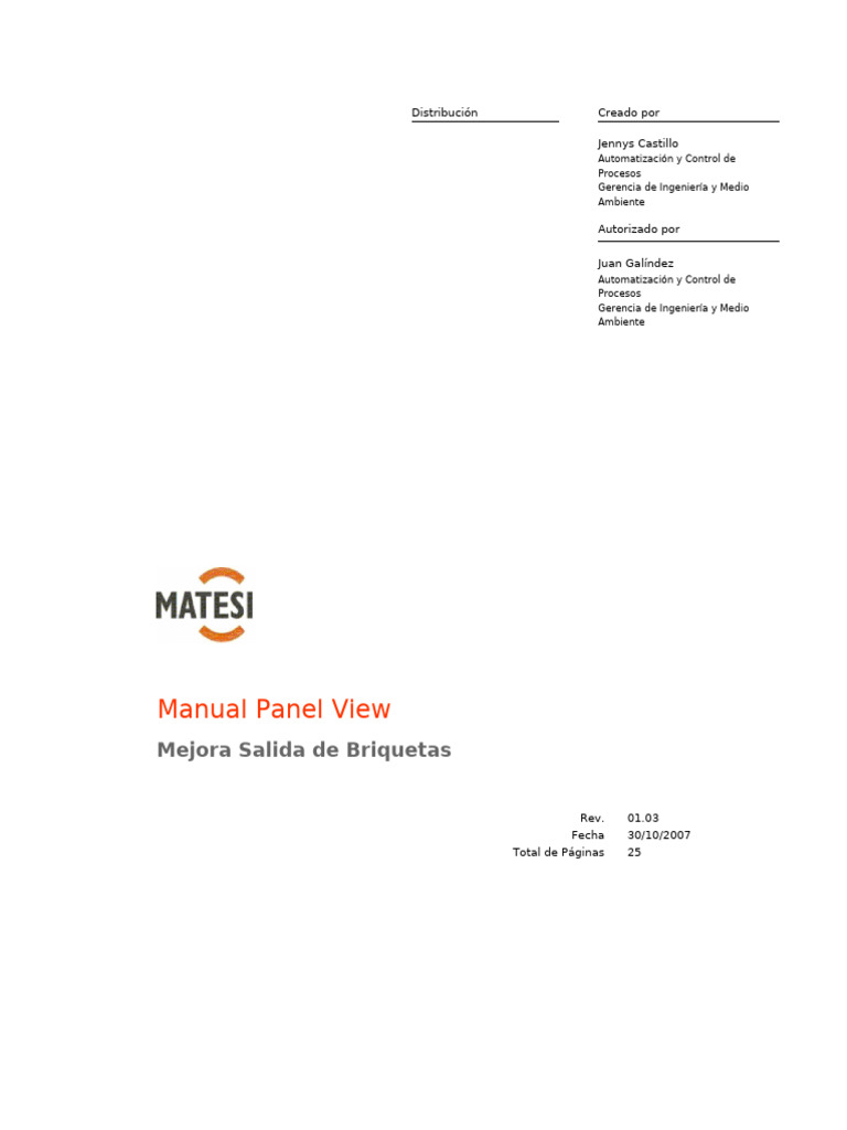 Manual de Uso del Panel View 1000 Plus | PDF | Archivo de computadora ...