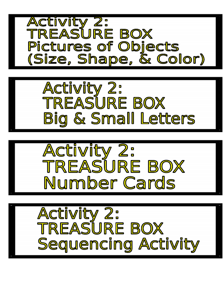Labels - Activity 1 | PDF