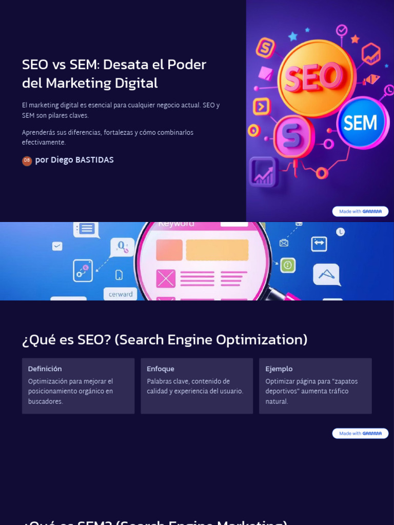 SEO y SEM: Estrategias de Marketing Digital | PDF | Marketing de ...