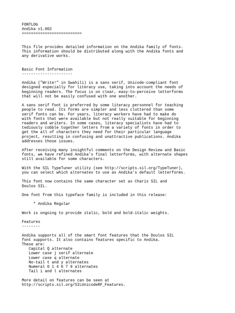 Font Log | PDF | Typefaces | Serif