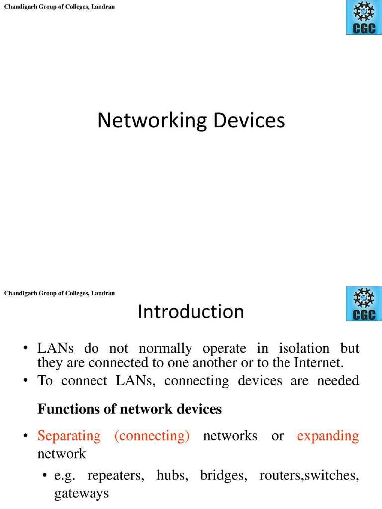 Network Devices | PDF