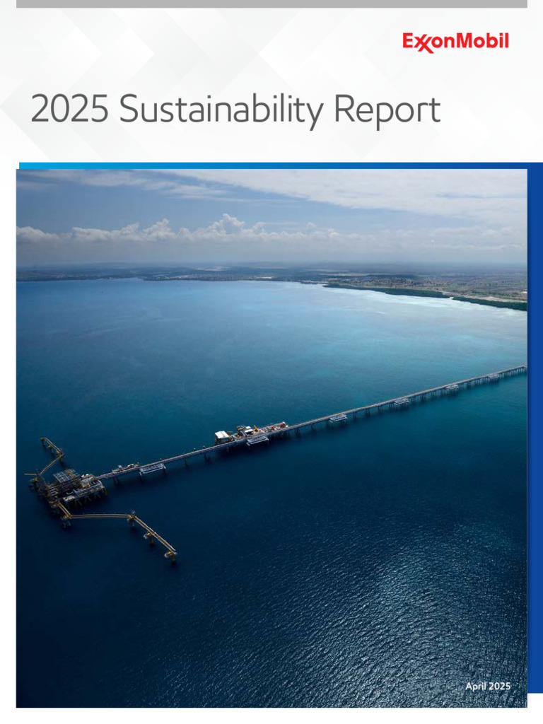ExxonMobil 2025 Sustainability Report | PDF | Sustainability | Audit