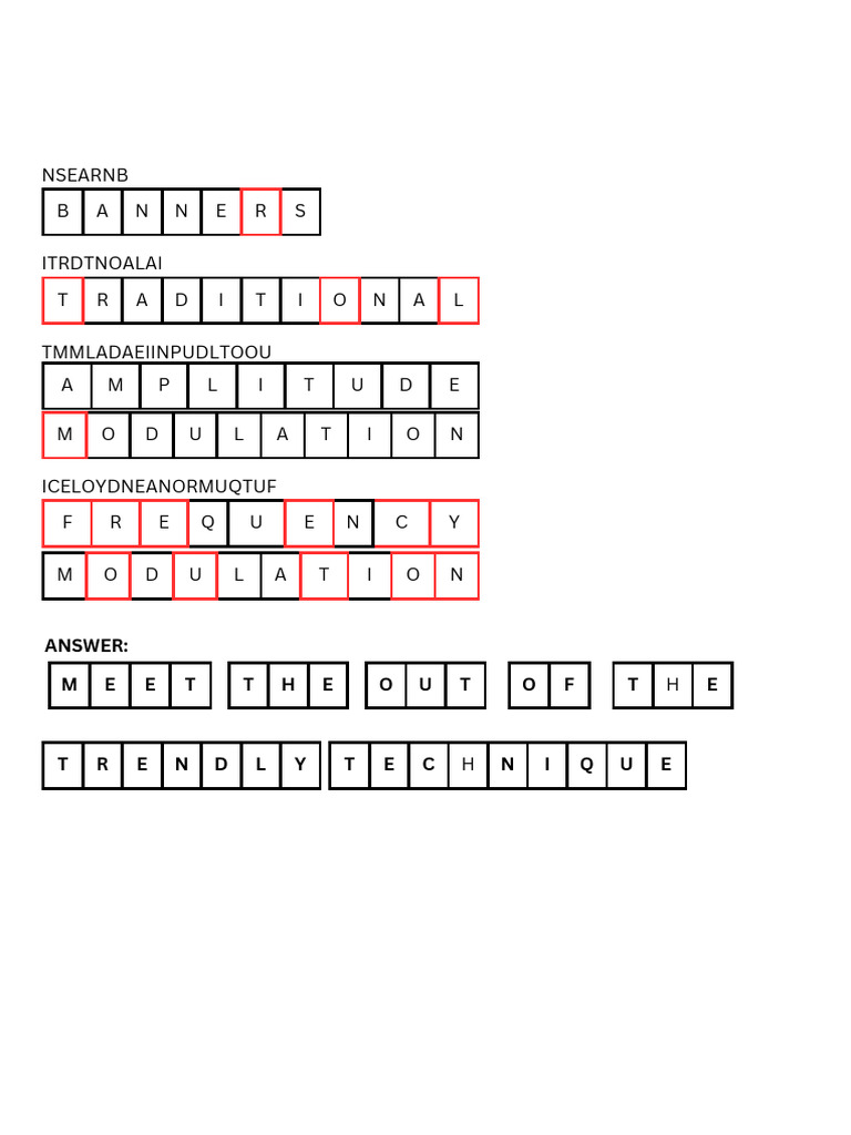 Scrabble Answer Test Example | PDF