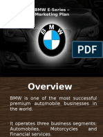 BMW E-Series - Marketing Plan: Click To Edit Master Subtitle Style