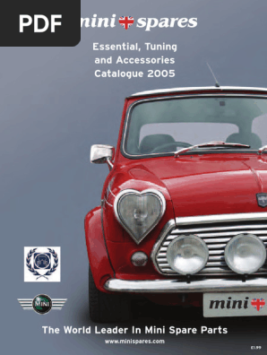 Mini Spares 2005 Parts Catalogue | PDF | Mini | Land Vehicles