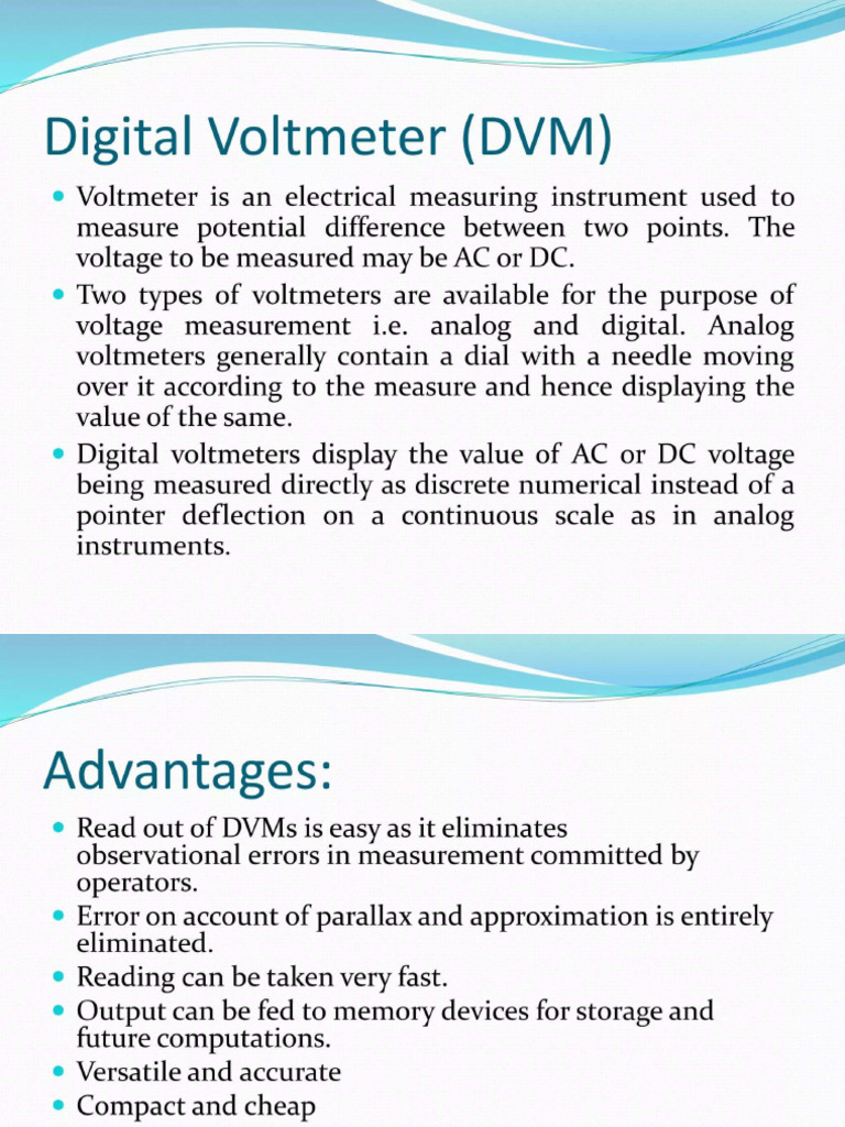 Digital Voltmeter | PDF
