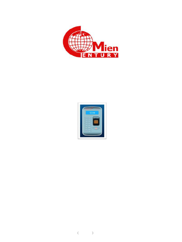 C808 Fingerprint Machine User Manual | PDF | Fingerprint | Personal ...