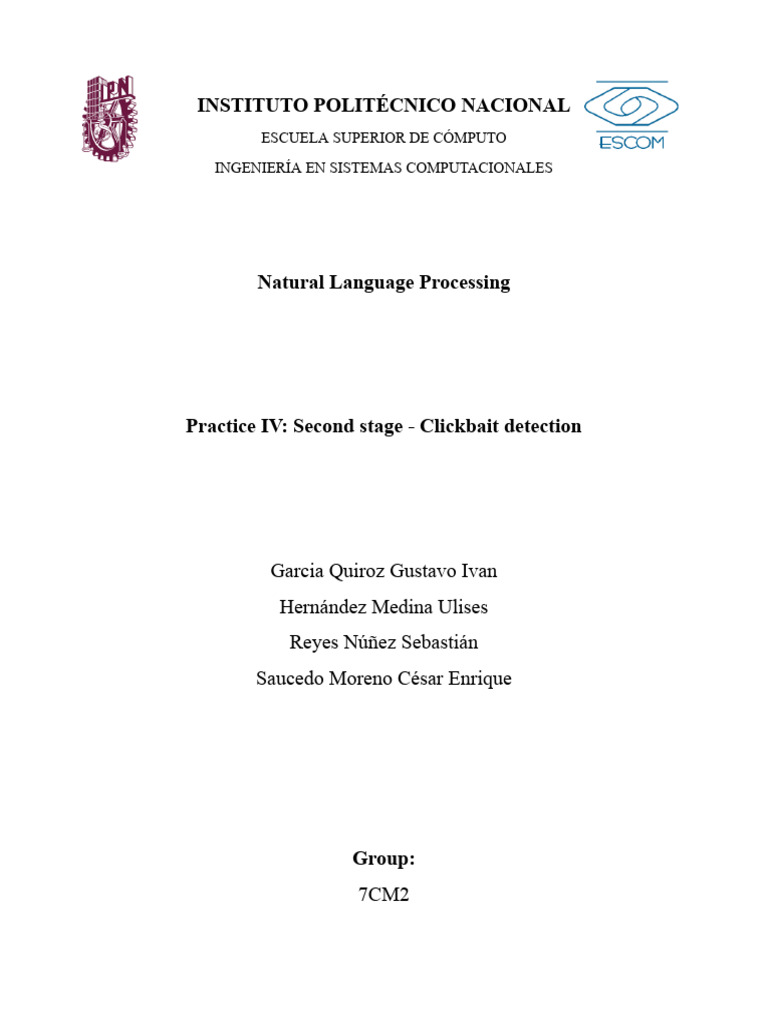 Clickbait Detection Using NLP Techniques | PDF | Machine Learning ...