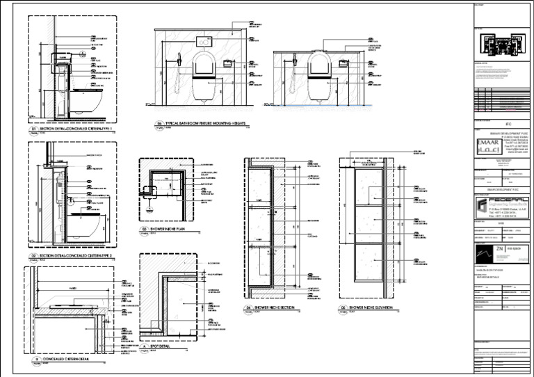 Bathroom Design Specifications and Details | PDF | Tile | Building ...