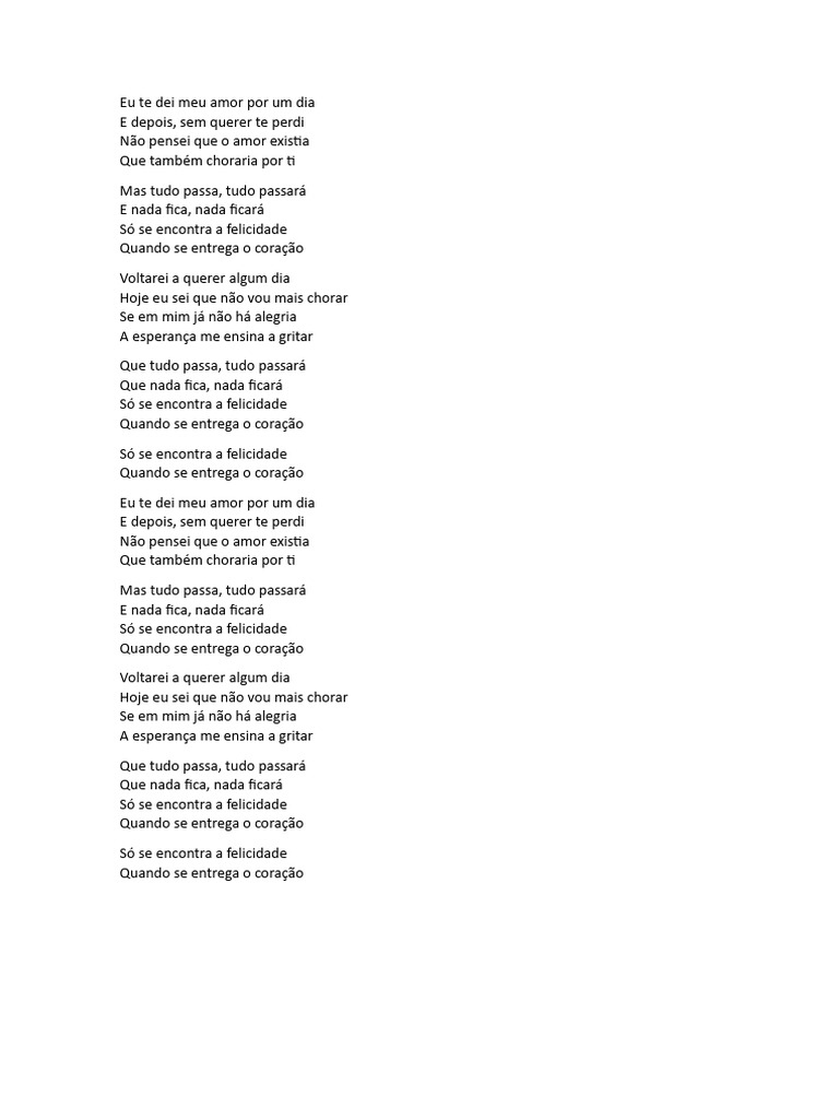 Reflexões sobre Amor e Perda | PDF