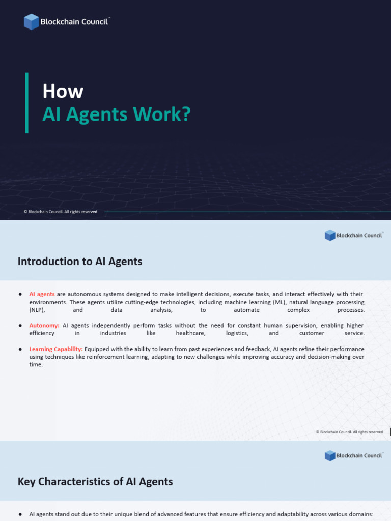 Understanding AI Agents and Their Applications | PDF | Artificial ...