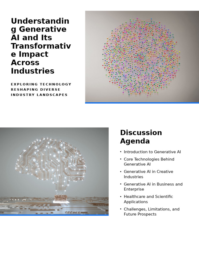 Generative AI: Transforming Industries | PDF | Artificial Intelligence ...